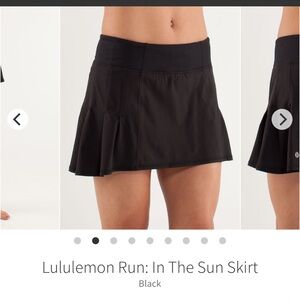 2. Lululemon Run In The Sun Skirt
